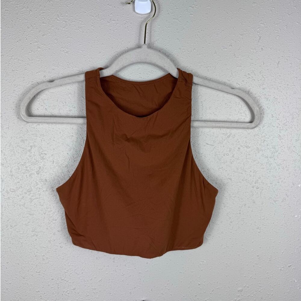 Skims Copper Brown Racer Back Bra Womens Size Medium